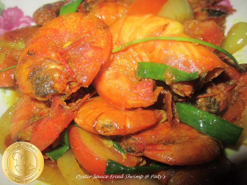 PATYSKITCHEN: STIR FRIED SHRIMP WITH OYSTER SAUCE / UDANG 