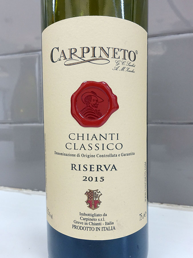 Carpineto Riserva Chianti Classico 2015 (90 pts)