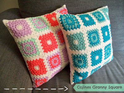 cojín granny square