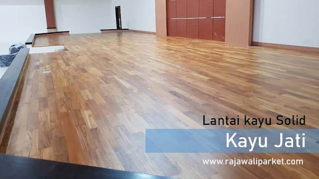 jenis lantai kayu Jati untuk kantor