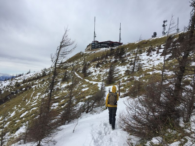 王ヶ頭ホテルの裏側の登山道