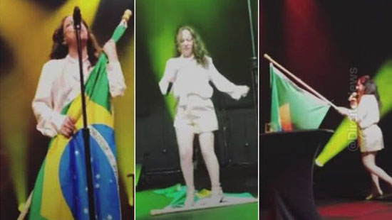 bebel gilberto samba cima bandeira brasil desculpas
