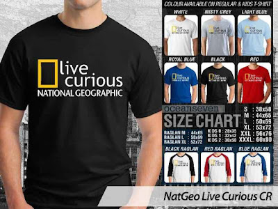 T shirt National Geographic Live Curious 