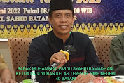 Paguyuban Kelas, Sensasi Atau Motivasi:Oleh Bapak Muhammad Fardhu Syahri RamadhaniKetua Paguyuban SMP Negeri 40 Batam