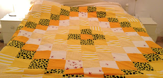 easy patchwork quilt topper/duvet cover tutorial