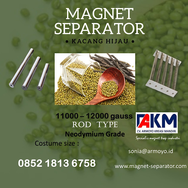 magnet separator kacang hjau