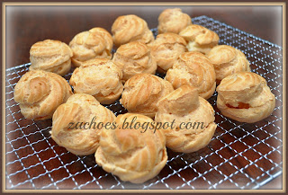 Aku.Zack Cakery: Resepi Cream Puff dan Vanilla Creme Diplomat