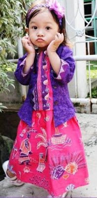 Model Baju Batik Anak Perempuan 3