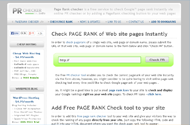 Google Page Rank Checker