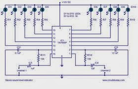 The vu meter requires only one, simple adjustment. Led Audio Vu Level Meter Using Transistors