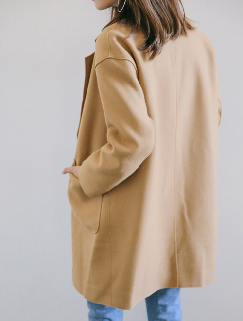 Two Button Notched Lapel Coat