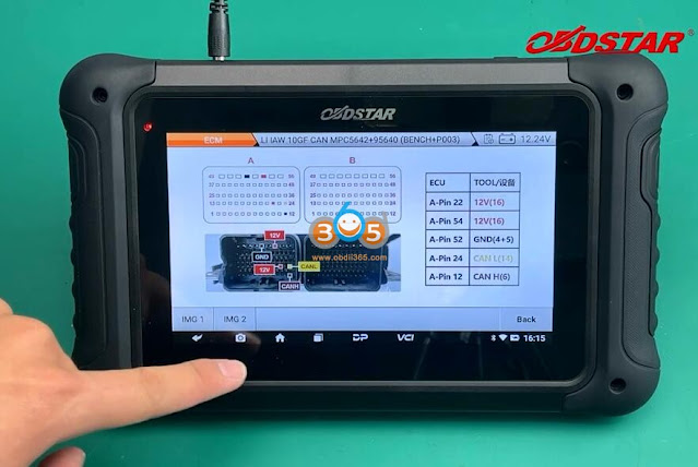 OBDSTAR DC706 Read and Write Fiat IAW 10GF ECU 8