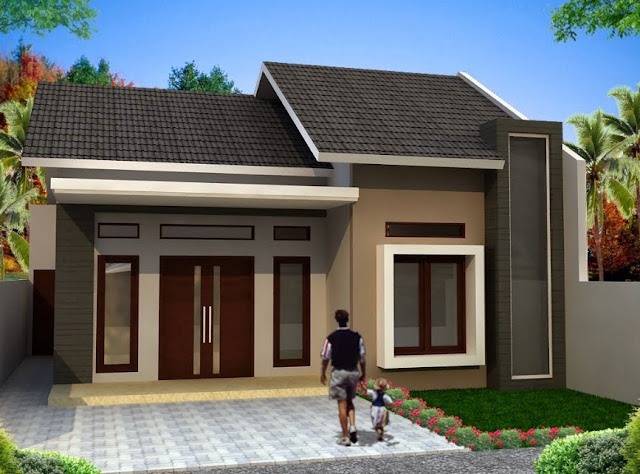 rumah minimalis modern 1 lantai