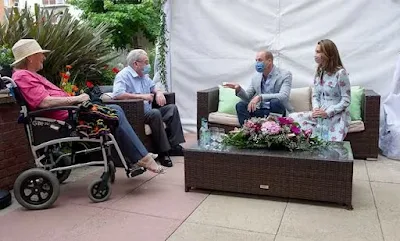 Duchess of Cambridge and Duke of Cambridge visit Shire Hall Care Home