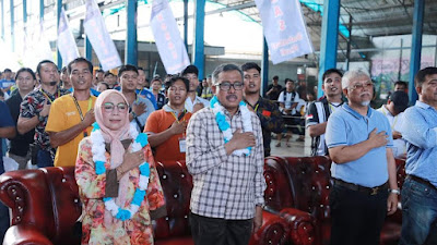 Wakili Wali Kota Batam, Jepridin M.Pd. Membuka Tunamen Futsal Batak Cup IV