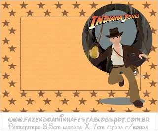 Indiana Jones, Free Printable Candy Bar Labels. 