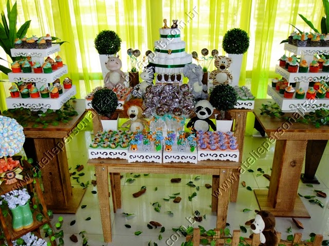 Decoração chá bebê Safári / Floresta provençal Porto Alegre