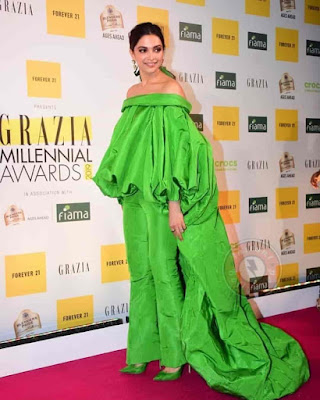 deepika padukone, bollywood news, grazia millenial awards 2019, filmsfact,