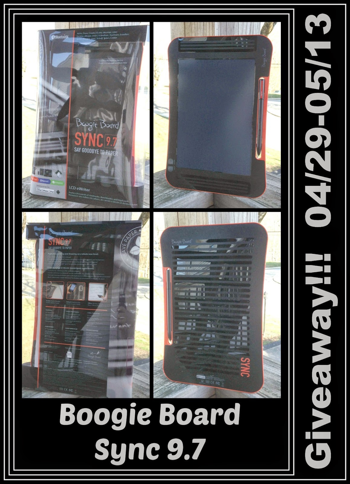 Boogie Board Sync 9.7 Giveaway