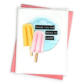 Sunny Studio Stamps: Perfect Popsicles Customer Card by Samantha VanArnhem