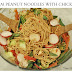 Thai Peanut Noodles with Chicken 