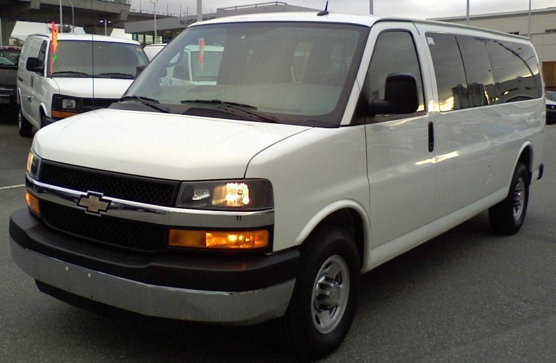 2012 Chevrolet Express 3500 LT 15 PASS Van Passenger Extended