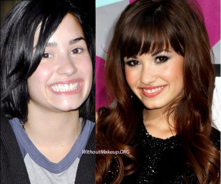 Demi without makeup Thinks she really look like her age without make up