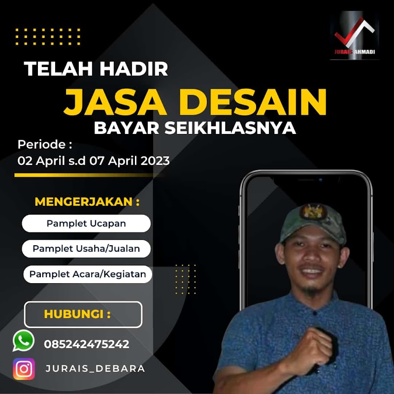 Jasa Desain Pamplet Oleh Jurais Ahmadi Bayar Seikhlasnya