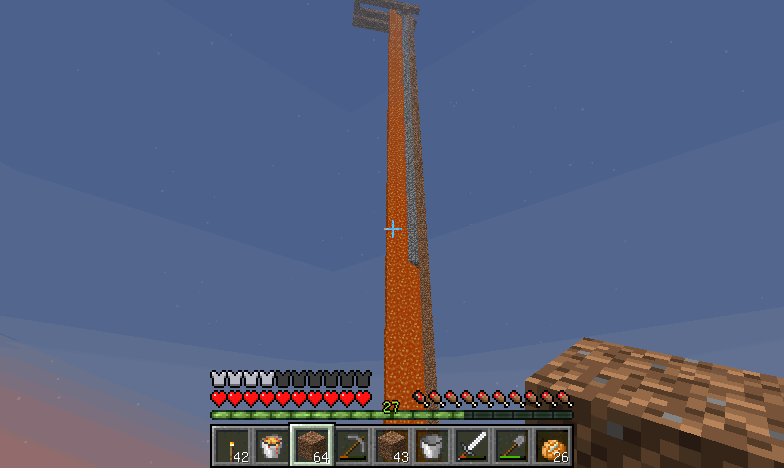 Minecraftプレイ日記 Minecraft 天空トラップタワー建設 Part 1