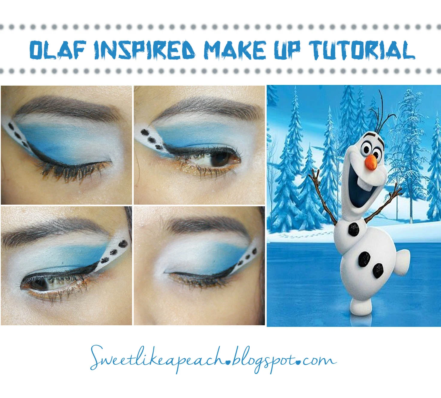 Ririeprams Beauty Blogger Indonesia Disney Frozen Olaf Makeup Tutorial