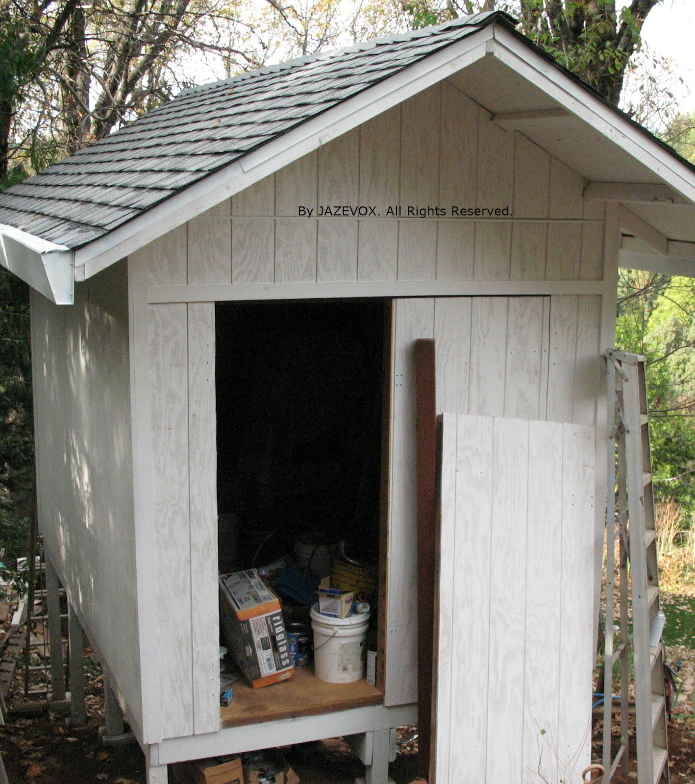 how to build a backyard storage shed