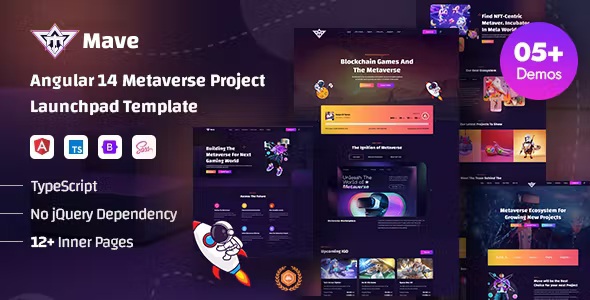 Best Angular Metaverse Project Launchpad Template
