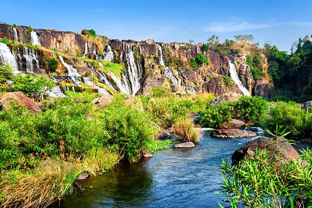 Tranh Thác Nước Chảy - Tranh Phong Cảnh