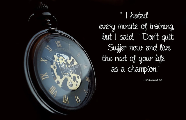 Most Inspirational quote for become a champion from Muhammad Ali