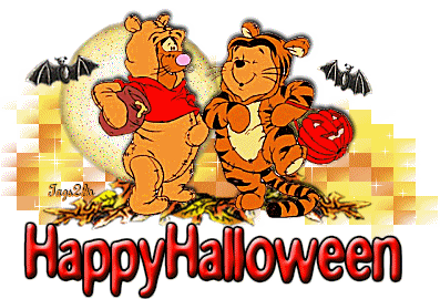 Halloween Background on Happy Halloween Pooh Tigger Wallpaper Gif