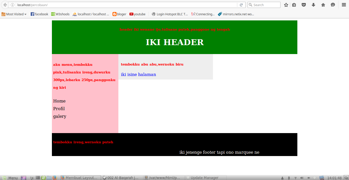 Contoh Penggabugan Cssdan Html Saifuddin Lutfi Smk Pgri 1