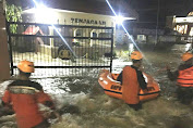  Mapolres Bone Banjir, Tahanan Terpaksa Dievakuasi