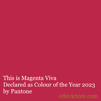 Magenta Viva: Colour of the Year 2023 #currentaffairs #eduvictors #2023 #compter4exams #colours
