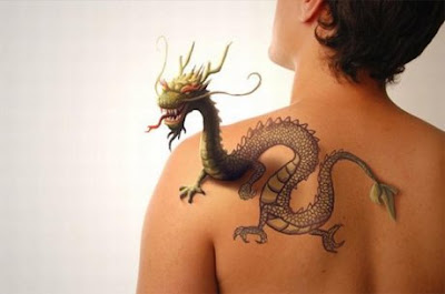 Beauty tattoos of photoshop