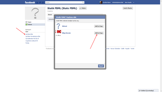 FBML İle Facebook Sayfasına Hoşgeldiniz Sekmesi Ekleme