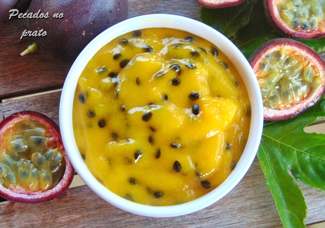 Curd de maracujá com limão