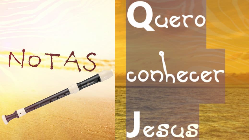 Quero conhecer Jesus - One Ministery - Notas melódicas