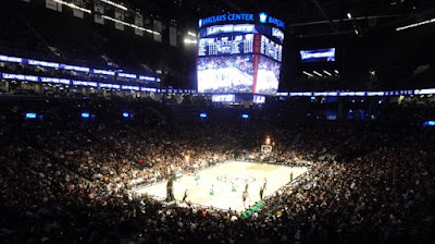 Partido de los play off de la NBA en el Barclays Center de Brooklyn. Brooklyn Nets-Boston Celtics.