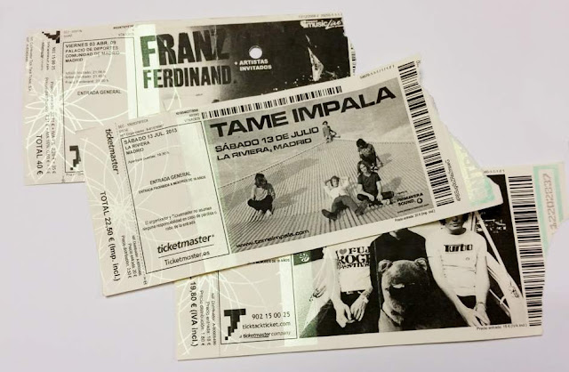 Entradas de conciertos