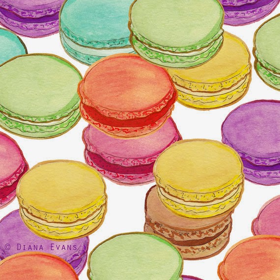 Ladurée Macaroons by Diana Evans