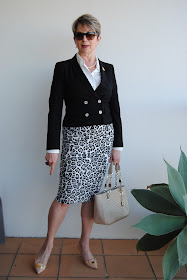 leopard print pencil skirt