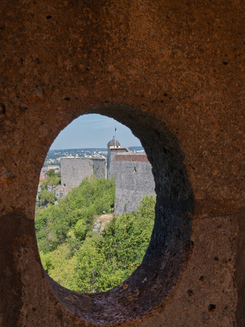 jiemve, Besançon, Citadelle, échaugette, muraille