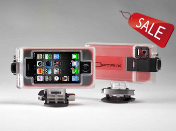 Optrix HD Sport case transforms your iPhone 4/4s/iPod into an HD action sports camera
