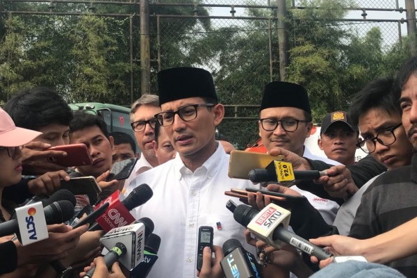 Sandiaga Uno Memastikan Tidak Ada Kegiatan Takbiran di Monas