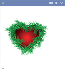 Evergreen FB Heart